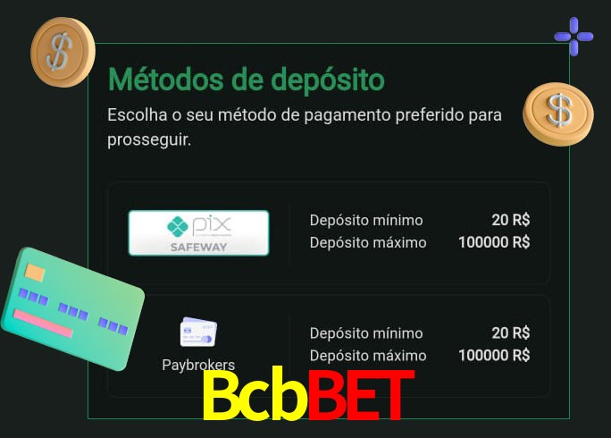 O cassino Bcbbet oferece uma grande variedade de métodos de pagamento
