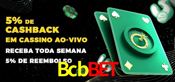 Promoções do cassino ao Vivo Bcbbet